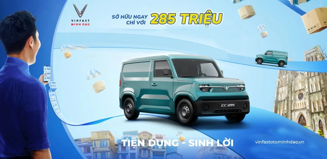 chính sách mở bán vinfast tải van mini van