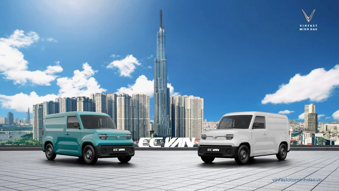 xe tải van điện minivan vinfast ec van