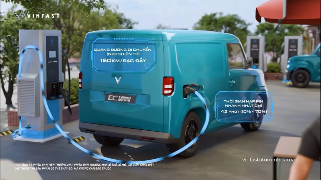 Sạc pin vinfast ec van