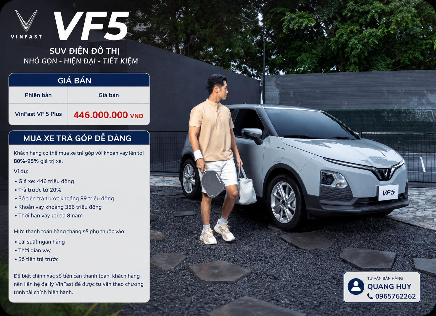 Trả góp vinfast vf5