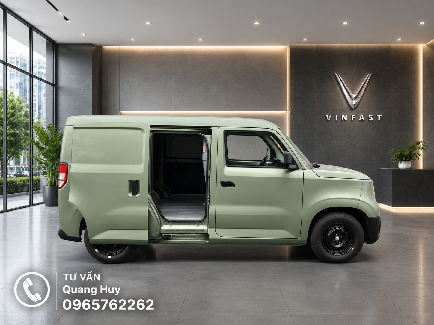 Vinfast EC Van cửa trượt