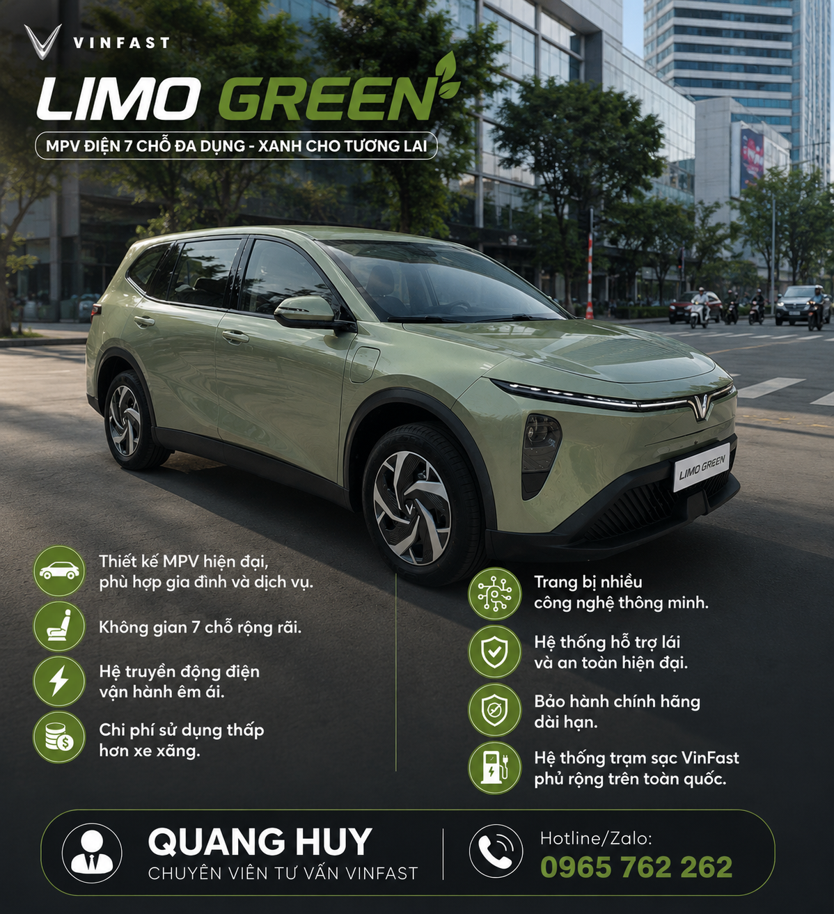 Vinfast limo green