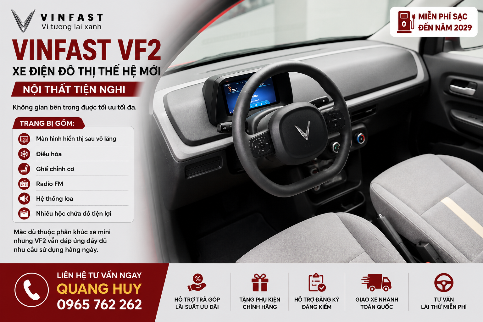 nội thất vinfast vf2